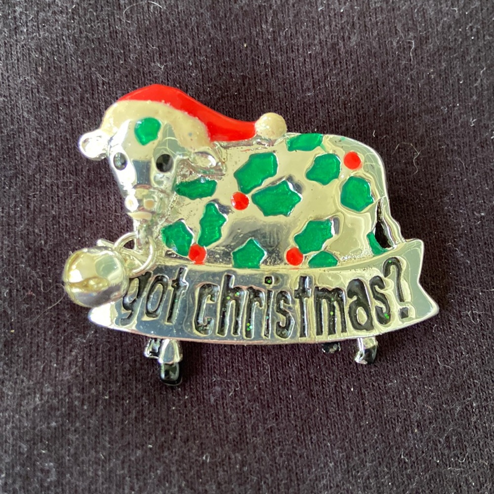 Danecraft “Got Christmas” Holiday Brooch
